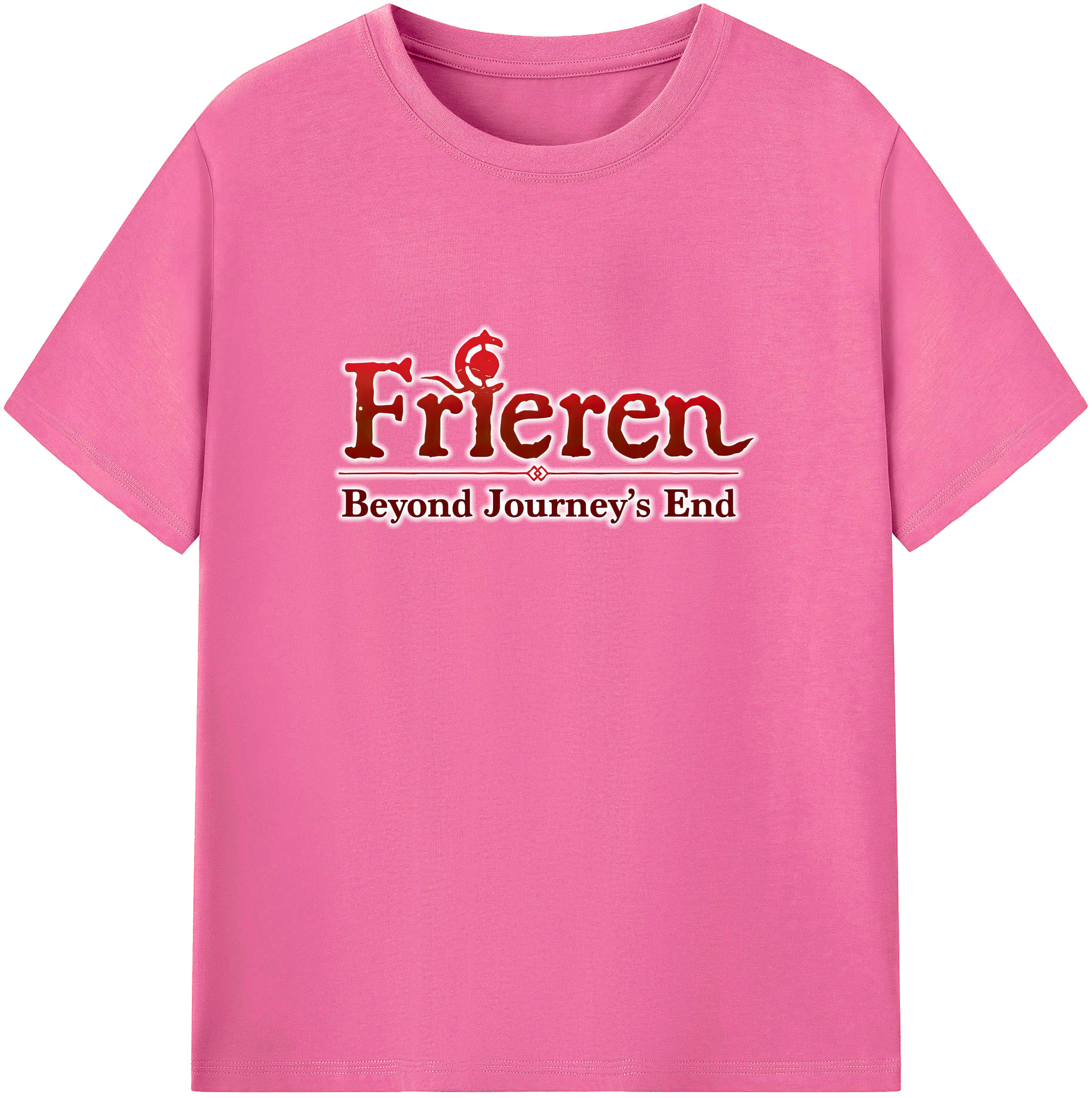 （画像用） 葬送のフリーレン Frieren レディースカジュアルプリントTシャツ（綿100％）